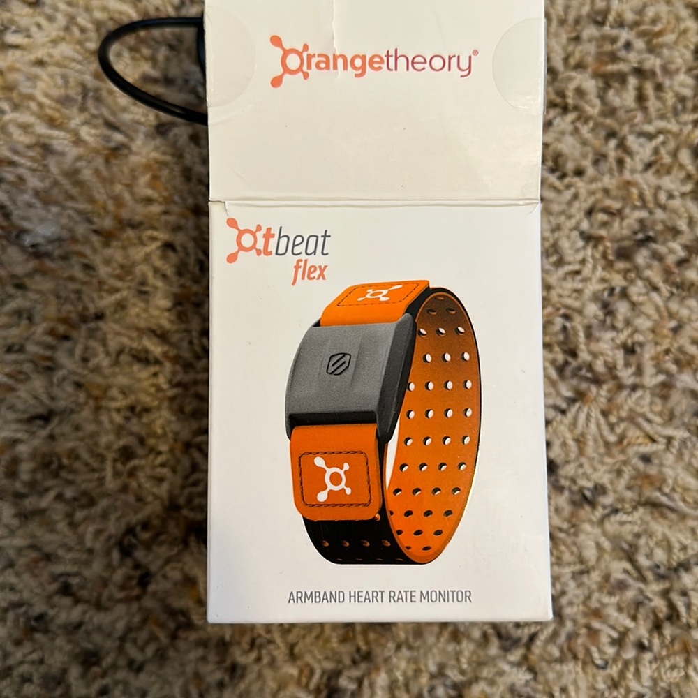 Orange Theory Fitness armband monitor